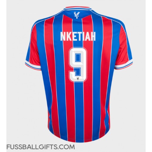 Crystal Palace Eddie Nketiah #9 Fußballbekleidung Heimtrikot 2025-26 Kurzarm